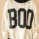 BOO! Ghost Reversible Mock Neck Sweatshirt