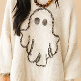 Spooky Ghost Oversized Sweater