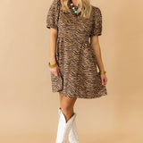 Tiger Town Suede Mini Dress