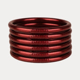 BuDhaGirl All Weather Bangles® (AWB®) - Set of 6 | Merlot