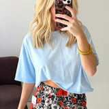 Varsity Blues Short | Tuxedo Floral