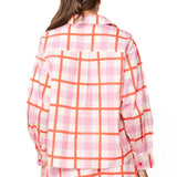 Pink & Red Plaid Metallic Nutcracker Top | Queen Of Sparkles
