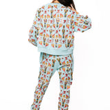 Aqua Gingerbread & Candy Cane Sweatshirt | Queen Of Sparkles