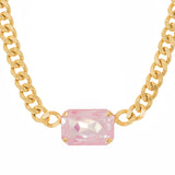 TOVA Darcy Necklace | Ultra Petal Pink Moon