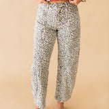 RESTOCK COMING - High Rise Utility Barrel Jean | Leopard