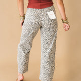 RESTOCK COMING - High Rise Utility Barrel Jean | Leopard