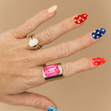 TOVA Roddy Ring | Fairy Dust Ultra Fuchsia Moon