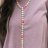 TOVA LA Necklace | Ultra White Opal Mix
