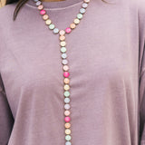 TOVA LA Necklace | Ultra White Opal Mix