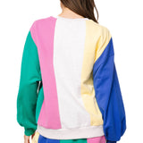 Multi Colorblock Stripe QOS Sparkle Skirt | Queen Of Sparkles