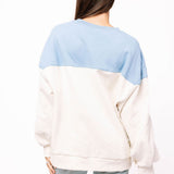 Blue & White 'Ski Ya Later' Sweatshirt | Queen Of Sparkles