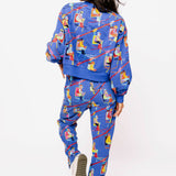 Royal Blue Ski Lift Sweatpant | Queen Of Sparkles